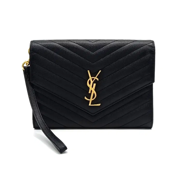 Saint Laurent Monogram Envelope Clutch (617662)-Hover-Image