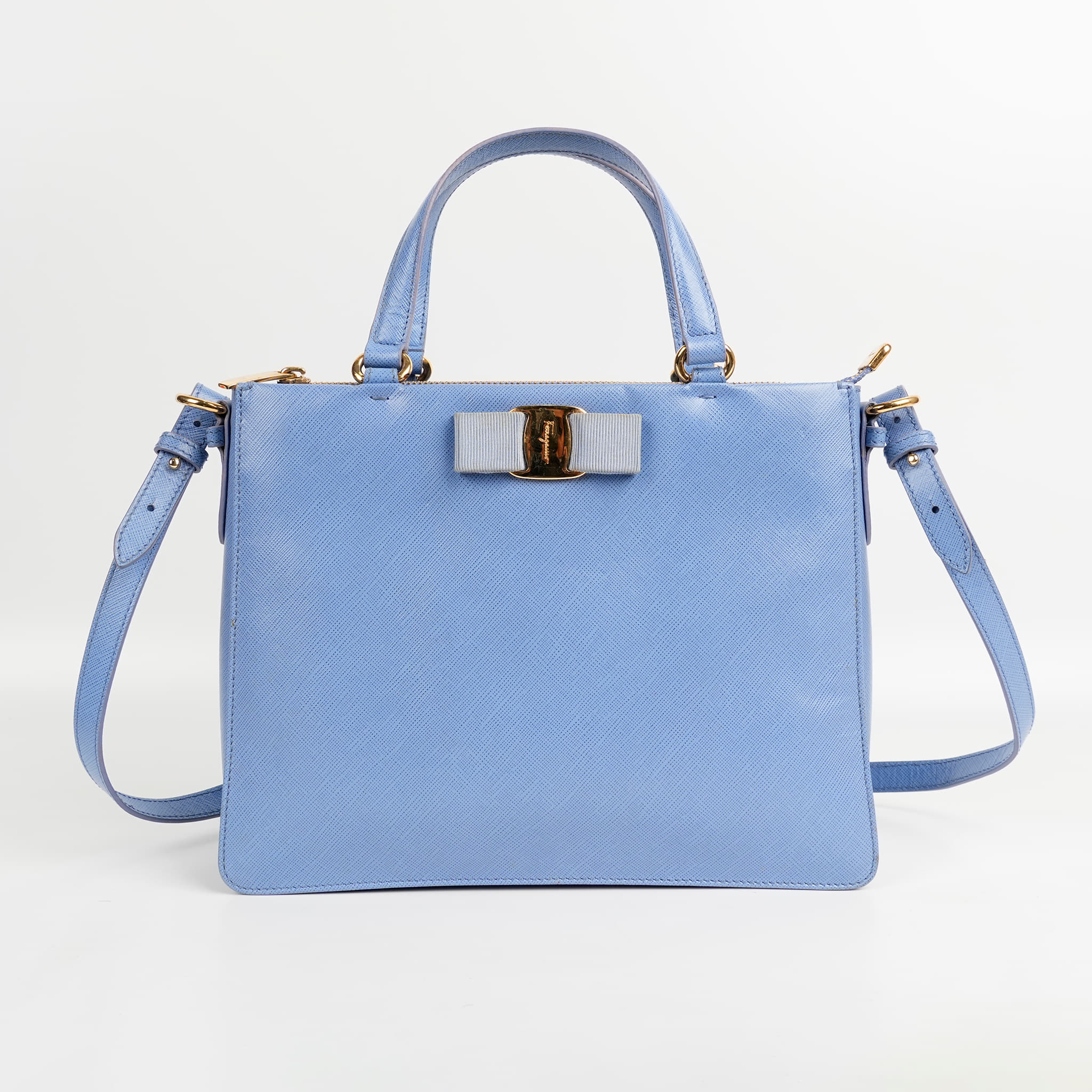 Salvatore Ferragamo Leather 2way Hand Bag