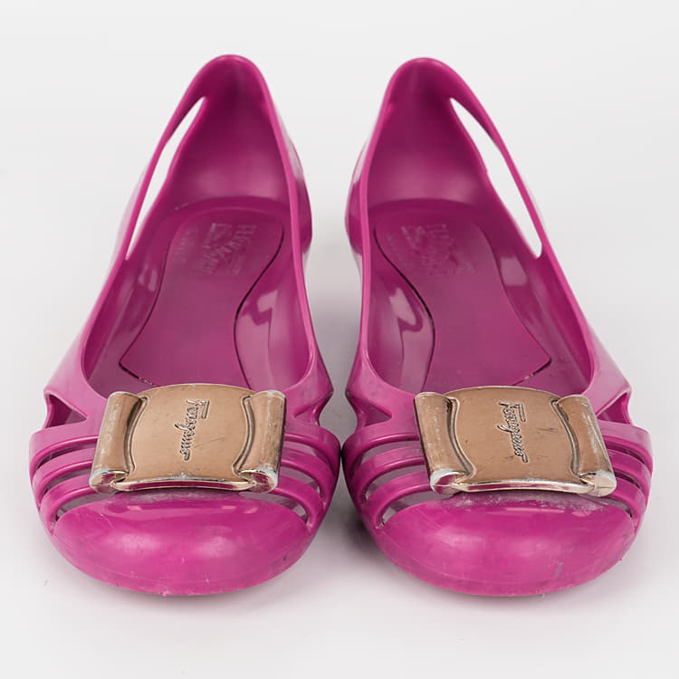 Size 8 - Salvatore Ferragamo Bermuda jelly flats-Hover-Image