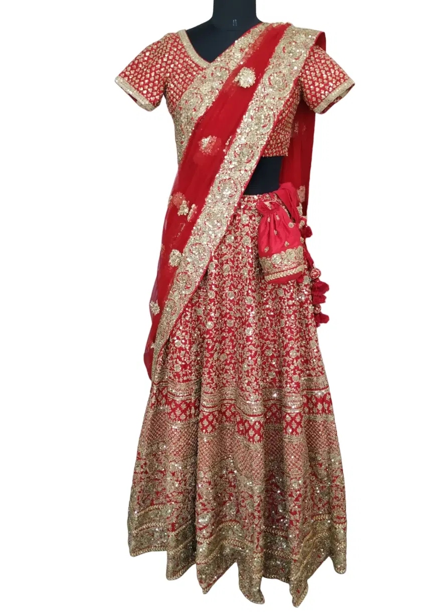 Sabyasachi Red Lehenga