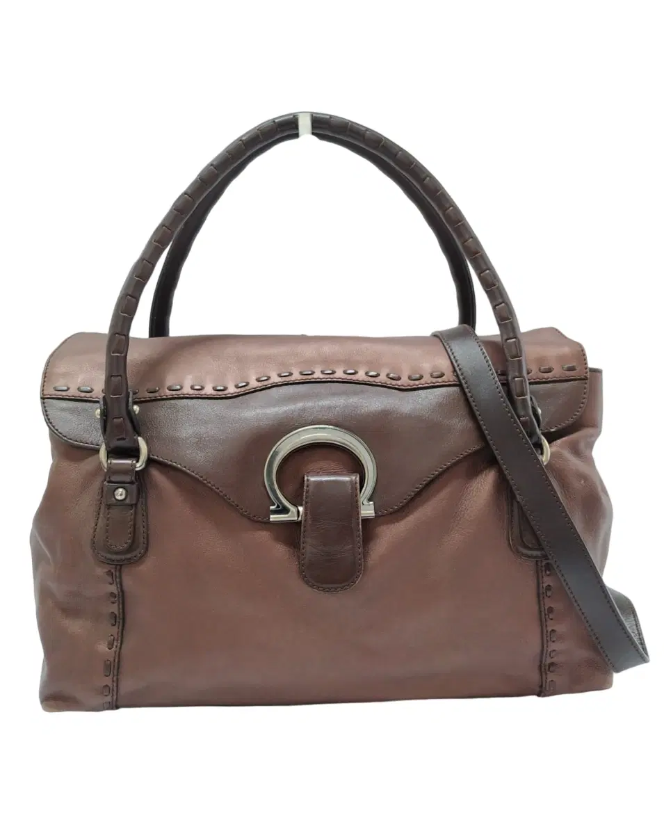 Salvatore Ferragamo Vintage Leather Shoulder Bag
