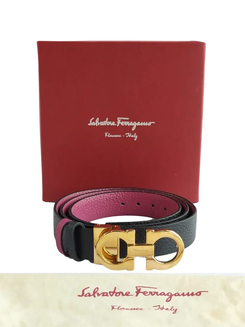 Salvatore Ferragamo Gancini Buckle Reversible Belt