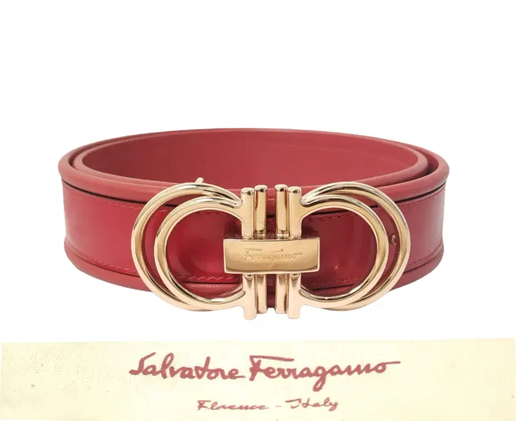 Salvatore Ferragamo Double Gancini Buckle Belt-Hover-Image