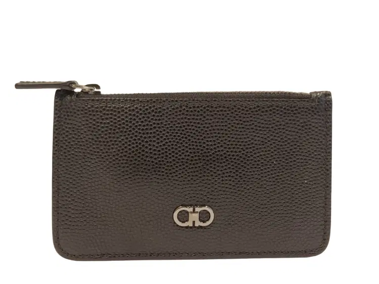 Salvatore Ferragamo Gancini Key Ring Card Holder Pouch-Hover-Image