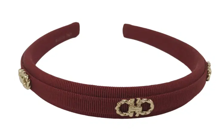 Salvatore Ferragamo Ribbon Canvas Headband-Hover-Image