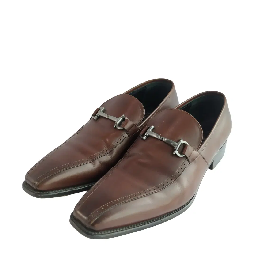 Salvatore Ferragamo Leather Bit Shoes