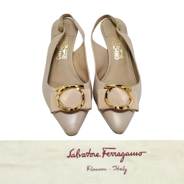 Size 10 - Salvatore Ferragamo Pointed-Toe Slingback Pumps-Hover-Image