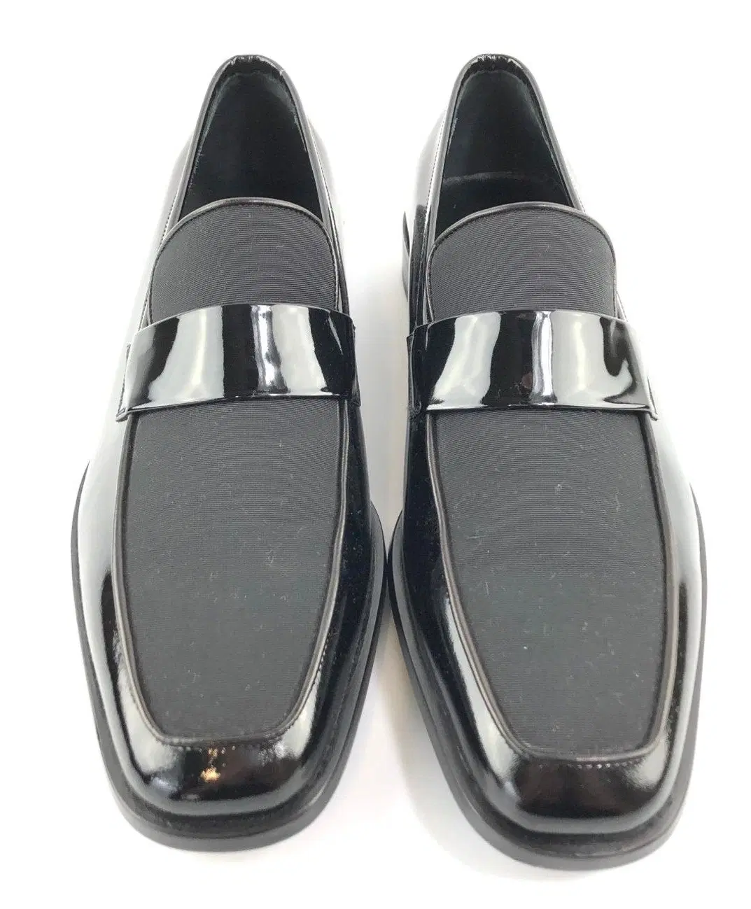 Size 10.5 - Salvatore Ferragamo Black Patent Leather Gene Loafers