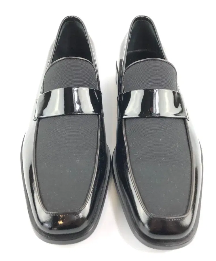 Size 10.5 - Salvatore Ferragamo Black Patent Leather Gene Loafers-Hover-Image