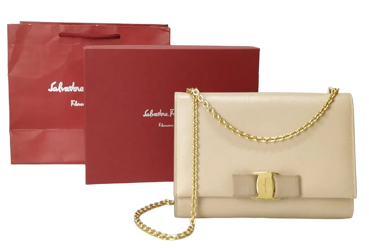 Salvatore Ferragamo Vara Bow Leather Crossbody Bag