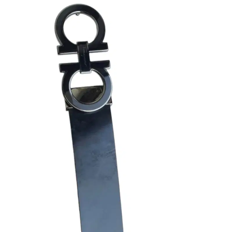 Salvatore Ferragamo Double Gancini Leather Belt