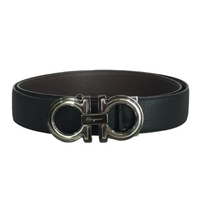 Salvatore Ferragamo Gancini Leather Reversible Belt