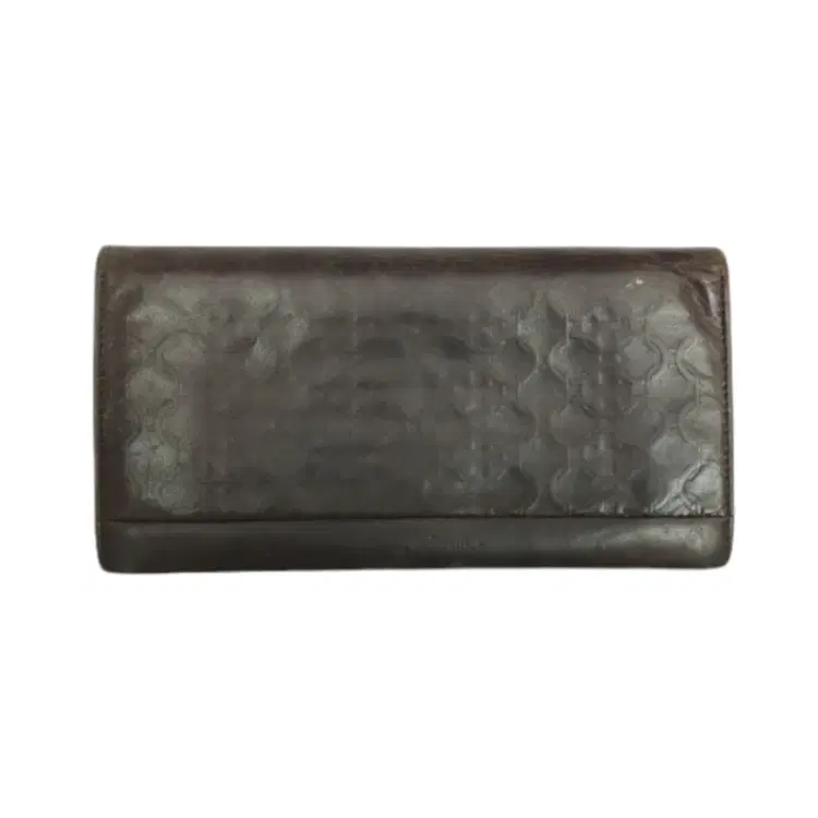 Salvatore Ferragamo Long Bifold Leather Wallet-Hover-Image