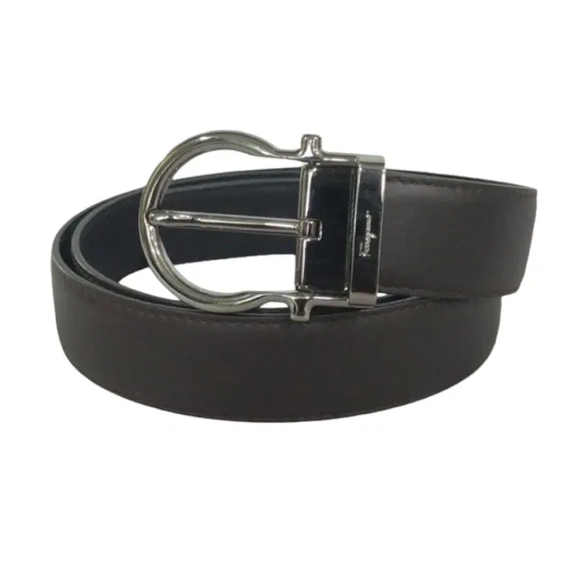 Salvatore Ferragamo Mens Single Gancini Belt