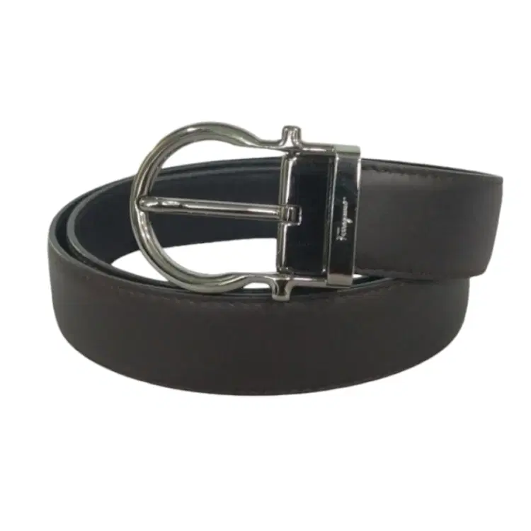 Salvatore Ferragamo Mens Single Gancini Belt-Hover-Image