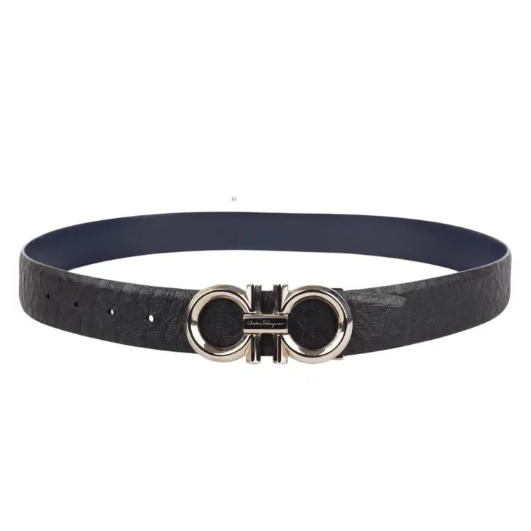 Salvatore Ferragamo Reversible And Adjustable Gancini Belt Size 38 Inches-Hover-Image