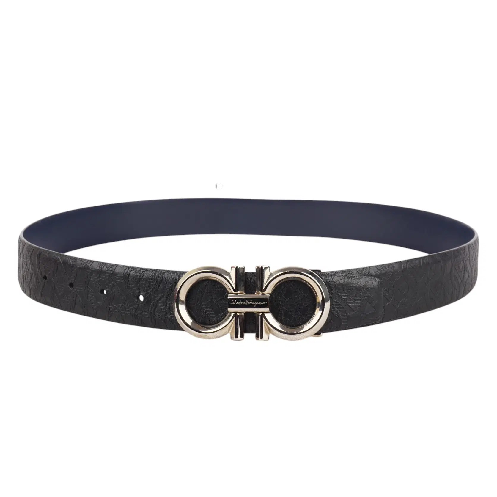 Salvatore Ferragamo Reversible And Adjustable Gancini Belt Size 38 Inches