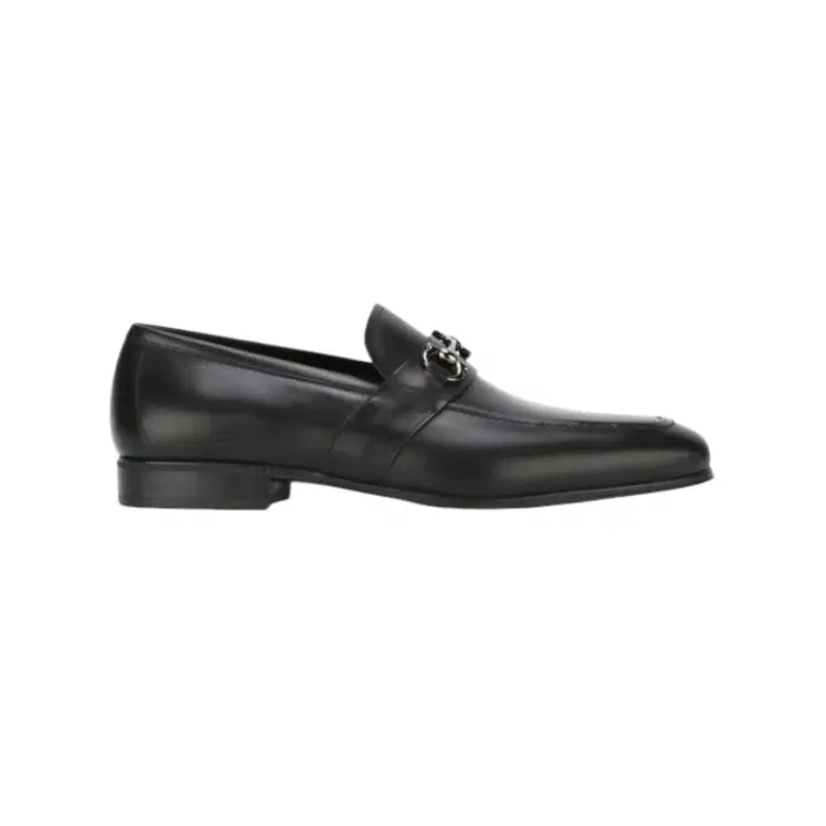 Salvatore Ferragamo Gancini Black Buckle Loafers-Hover-Image