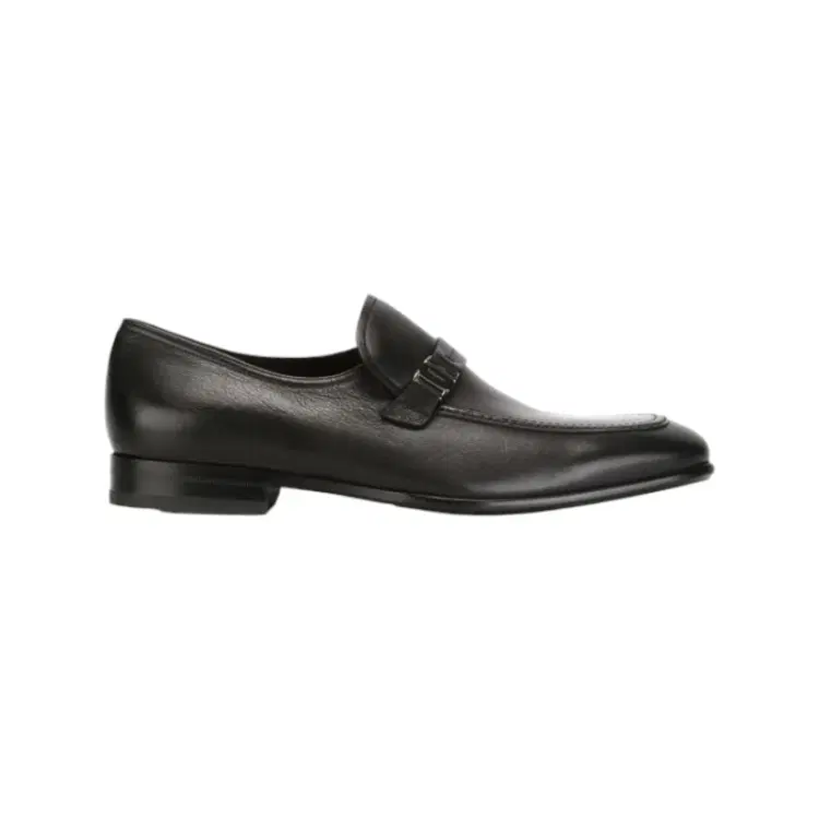 Salvatore Ferragamo Black Gancio Detailing Formal Shoes-Hover-Image