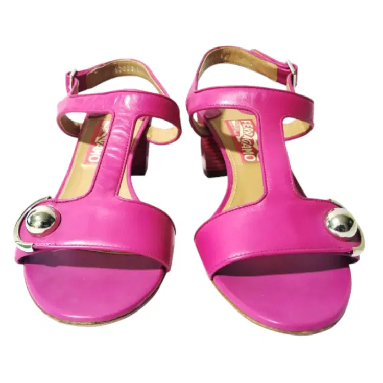 Salvatore Ferragamo Women Purple Sandal-Hover-Image