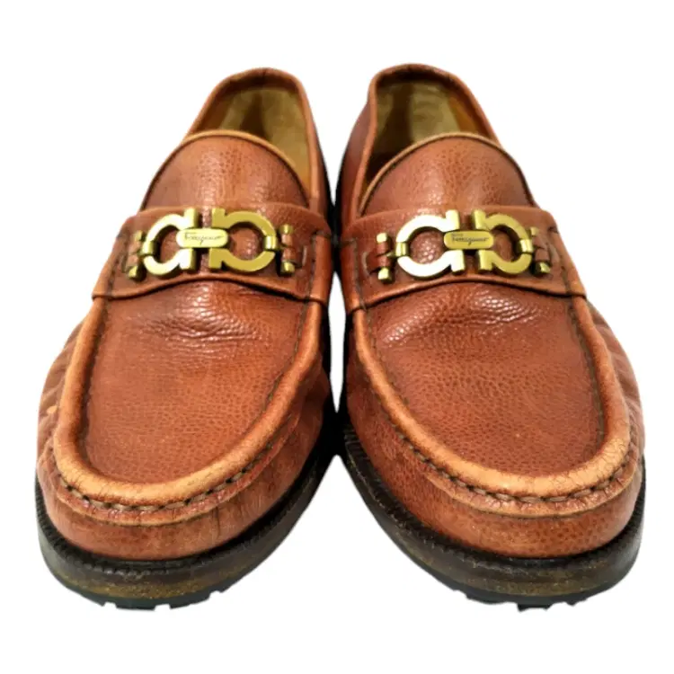 Salvatore Ferragamo Gancini Leather Loafer-Hover-Image