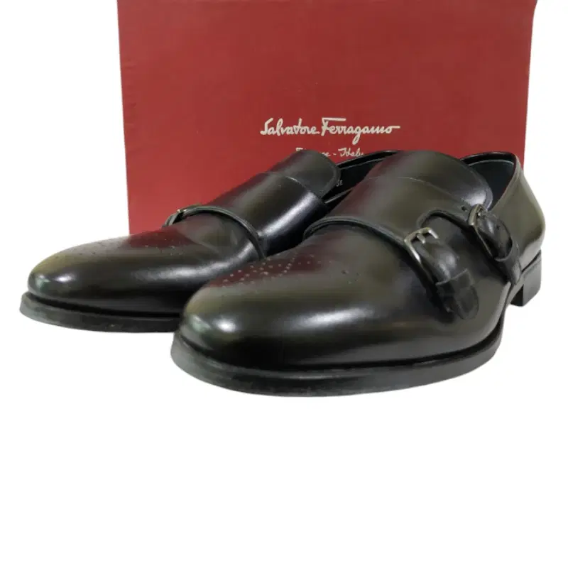 Salvatore Ferragamo Roland Double Monk Strap Shoes