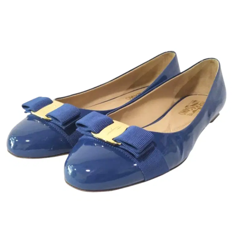 Salvatore Ferragamo Varina Bow Patent Flat