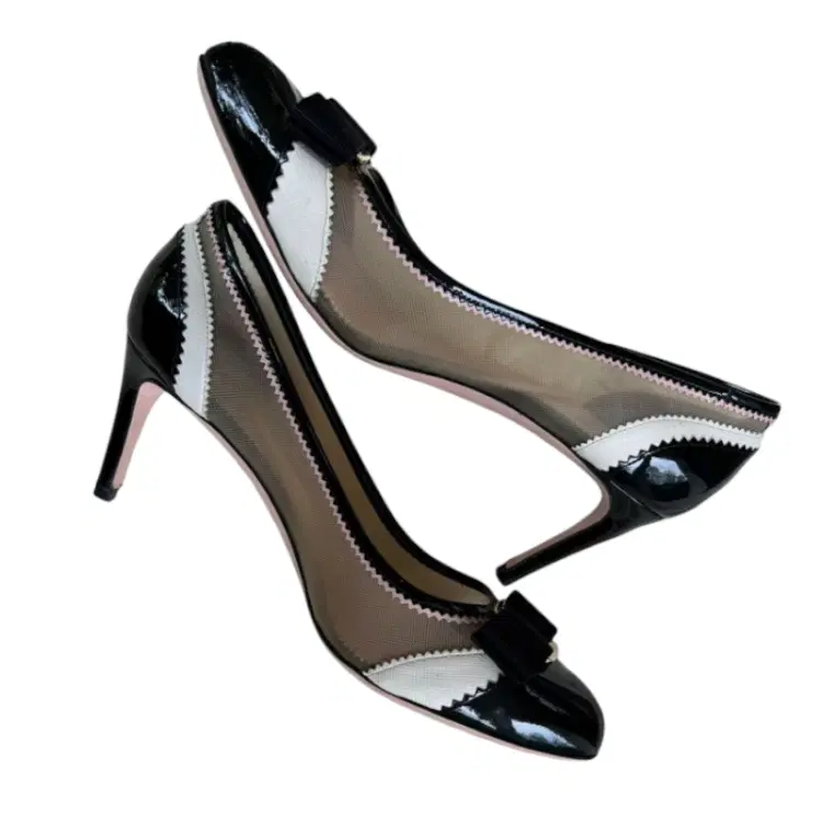 Salvatore Ferragamo Eloisa Zigzag Leather Pumps-Hover-Image