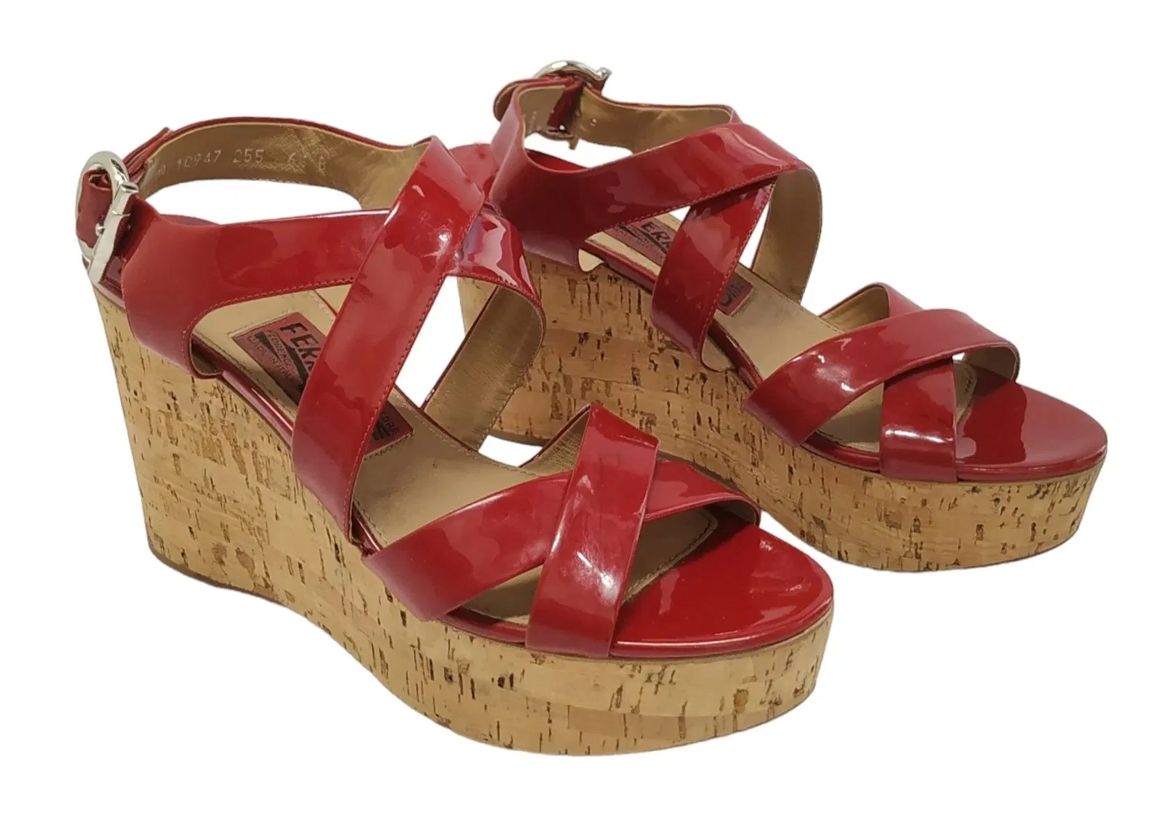 Size 6.5 - Salvatore Ferragamo Womens Persy Wedges Sandals
