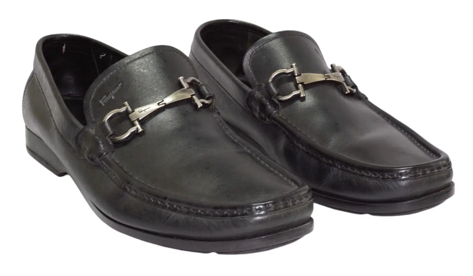 Size 6 - Salvatore Ferragamo Gancini Horse-Bit Driver Loafers