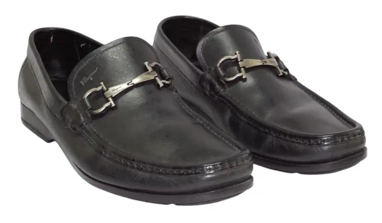 Size 6 - Salvatore Ferragamo Gancini Horse-Bit Driver Loafers-Hover-Image