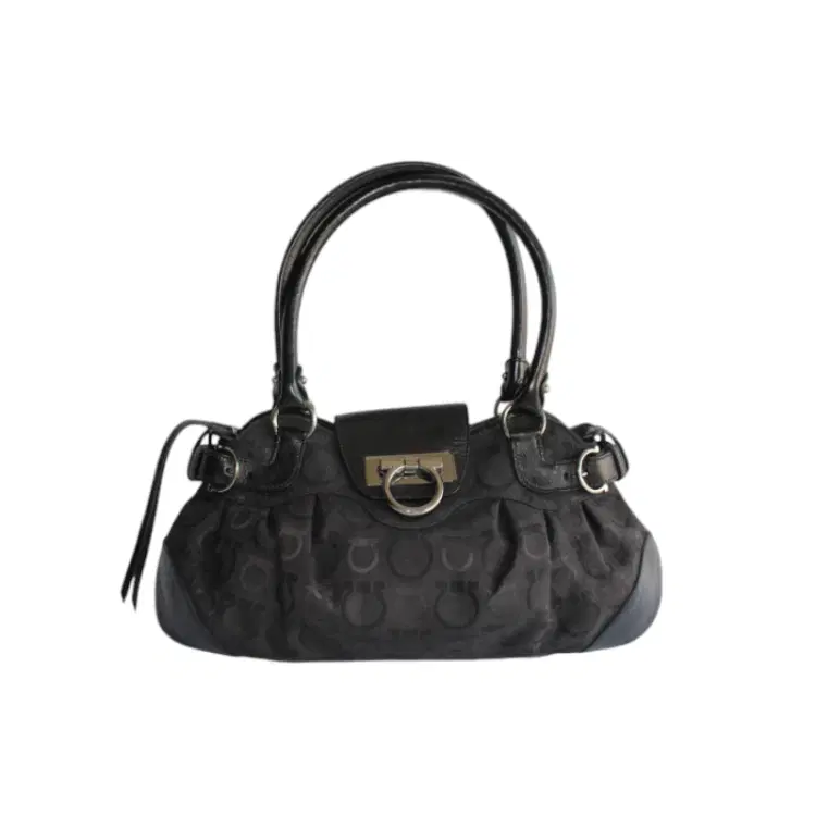Salvatore Ferragamo Small Black Shoulder Bag-Hover-Image