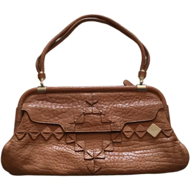 Salvatore Ferragamo Tan Shoulder Bag