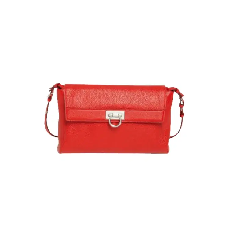 Salvatore Ferragamo Red Crossbody Abbey Bag | Luxepolis.com-Hover-Image