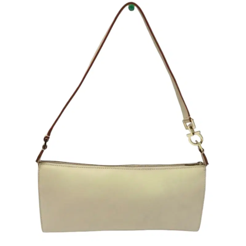 Salvatore Ferragamo Accessory Pouch Leather Beige