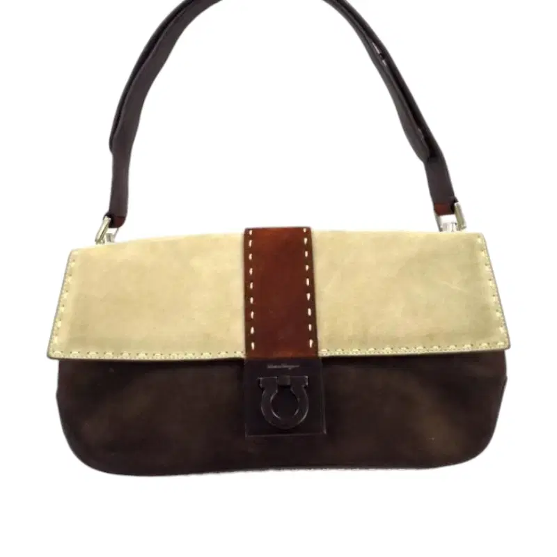 Salvatore Ferragamo Suede Shoulder Bag