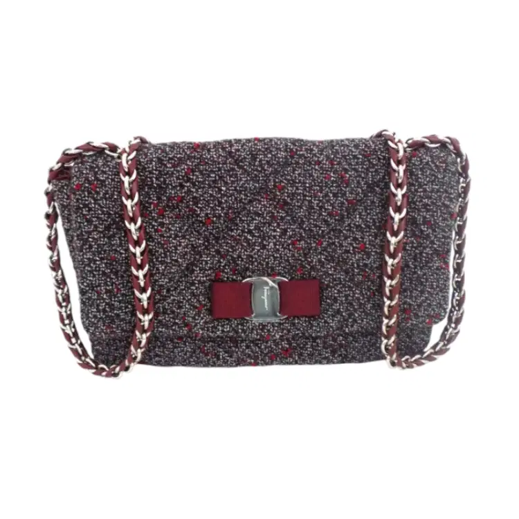 Salvatore Ferragamo Gelly Quilted Fabric Shoulder Bag-Hover-Image