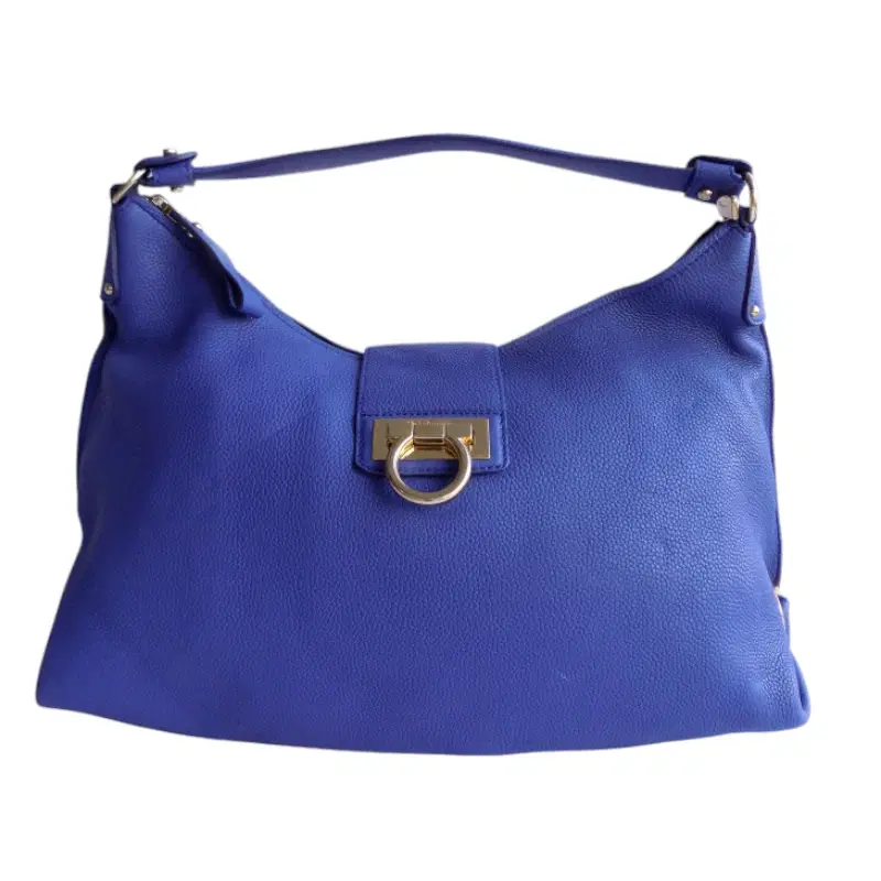 Salvatore Ferragamo Fanisa Hobo Pebbled Leather Bag