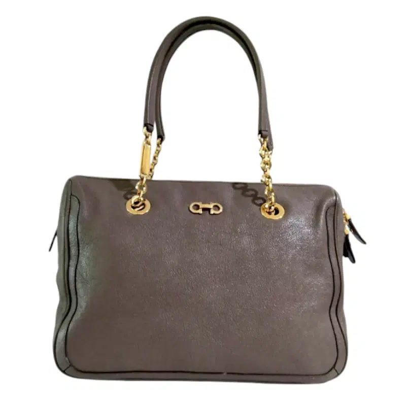 Salvatore Ferragamo Buffalo Leather Fanya Chain Tote