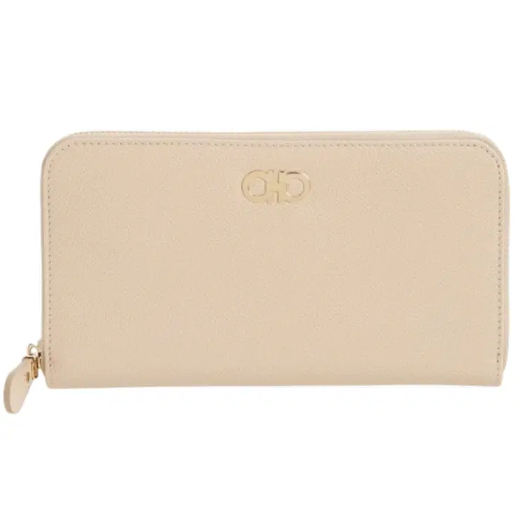 Salvatore Ferragamo Leather Zip Around Wallet-Hover-Image