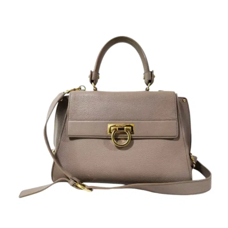Salvatore Ferragamo Sofia Leather Medium Top Handle Satchel-Hover-Image
