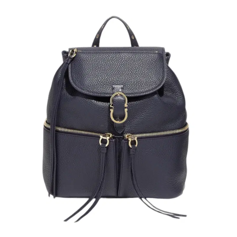 Salvatore Ferragamo Carol Black Backpack