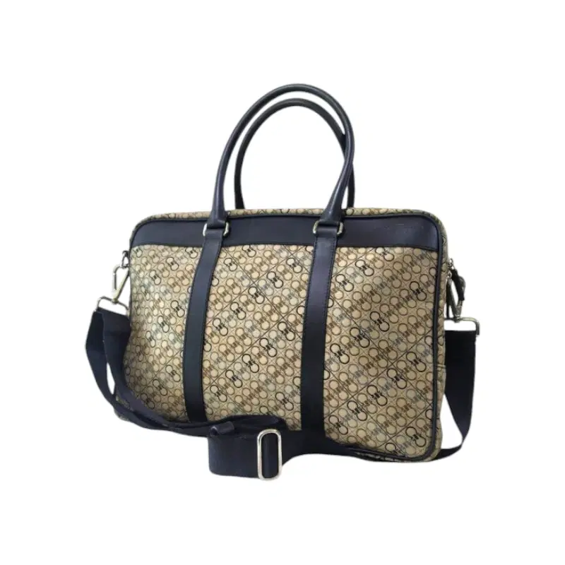 Salvatore Ferragamo Gancini Monogram Laptop Bag