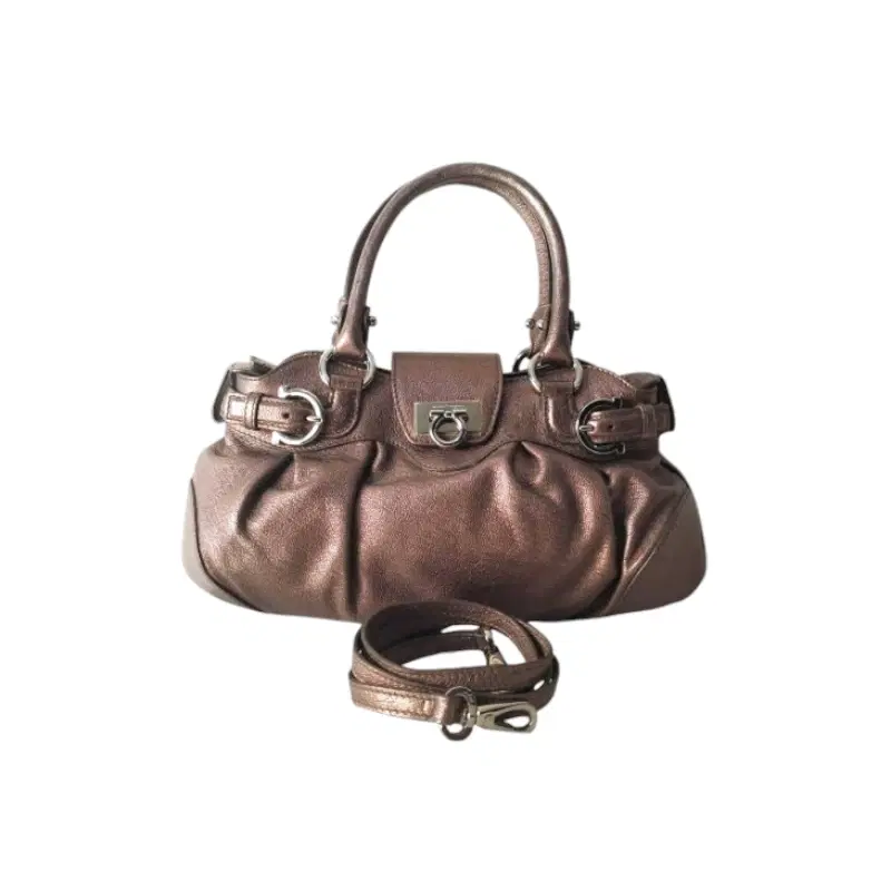 Salvatore Ferragamo Marisa Leather Shoulder Bag