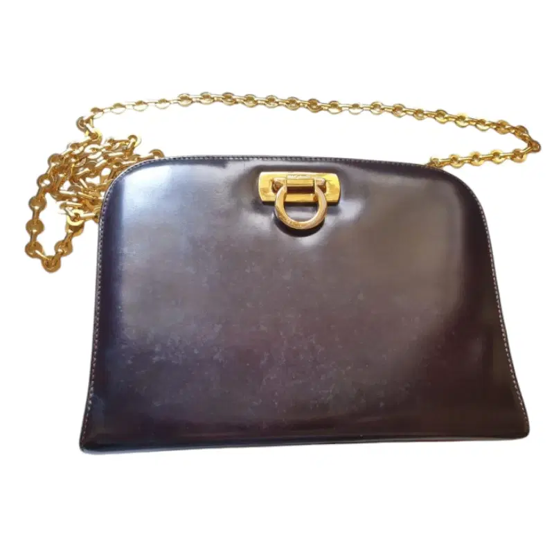 Salvatore Ferragamo Gancini Chain Shoulder Bag