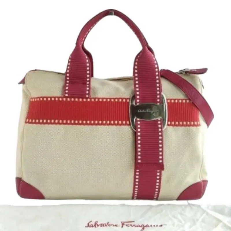 Salvatore Ferragamo AB-21 7464 canvas Satchel