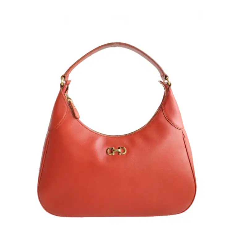 Salvatore Ferragamo Romana Gancini Saffiano Hobo Bag-Hover-Image