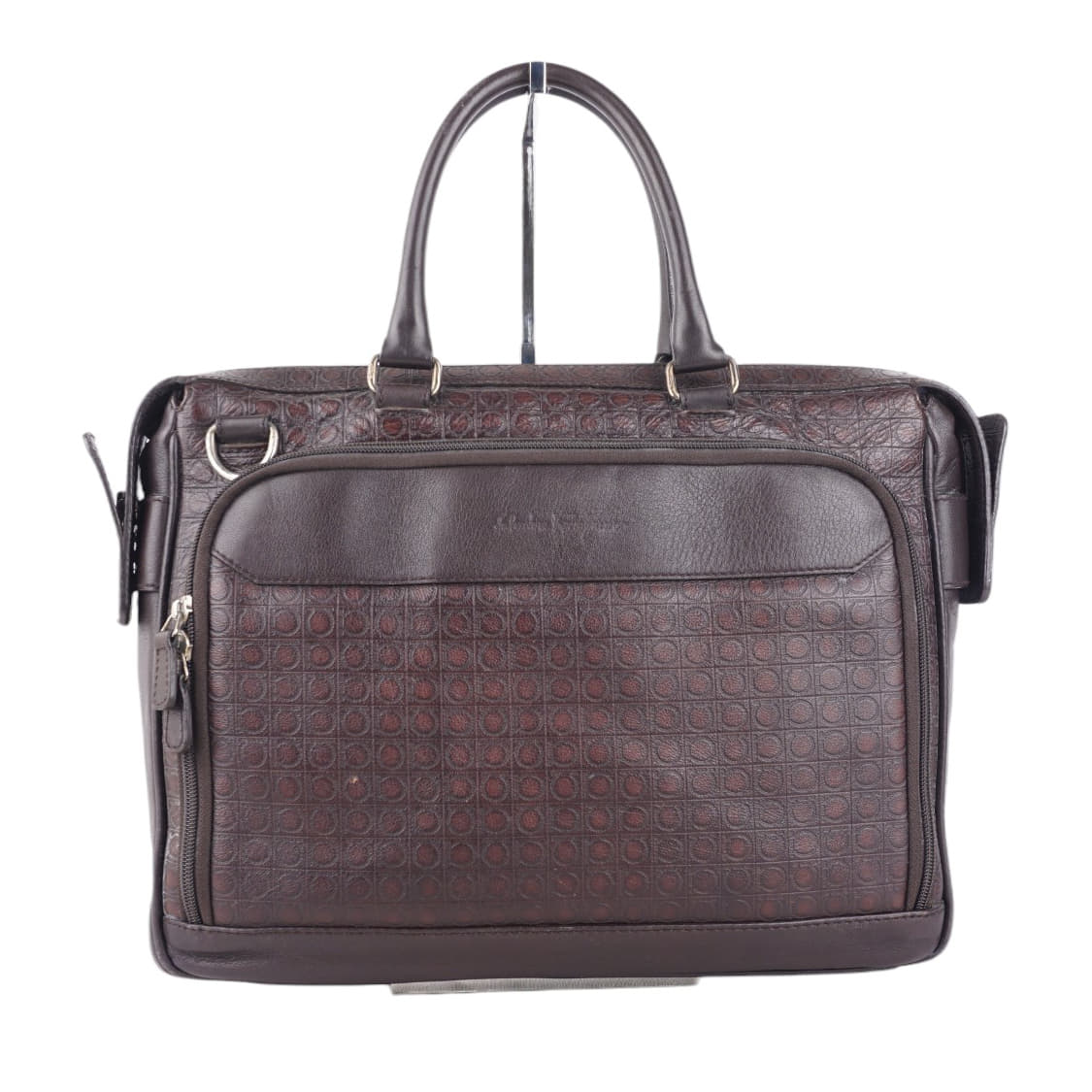 Ferragamo Brown Briefcase