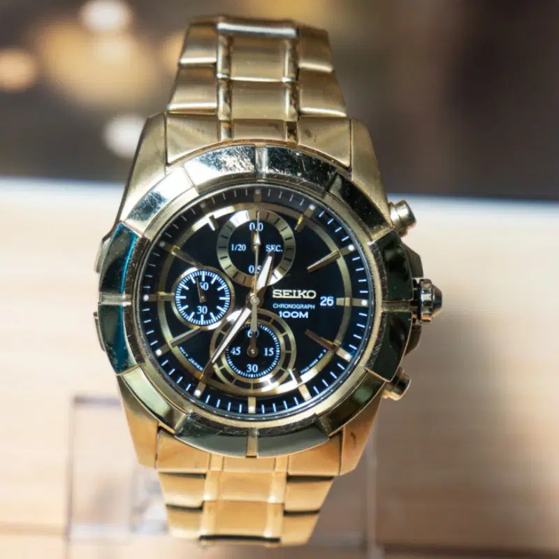Seiko Lord Chronograph Men Quartz Watch