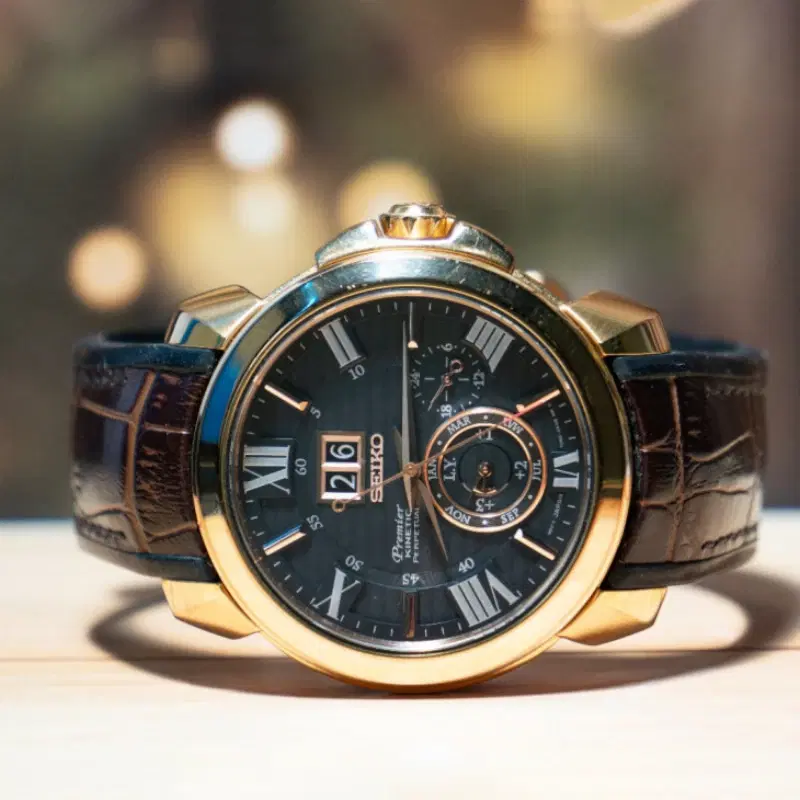 Seiko Premier Kinetic Perpetual Limited Edition Quartz Watch